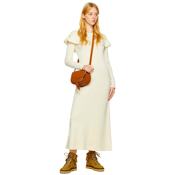 See By Chloé Eileen Flat Hiking Bootie Nabuck/Tortora SB31120B 08234, 6.5/ EU 37 - Picture 3 of 16